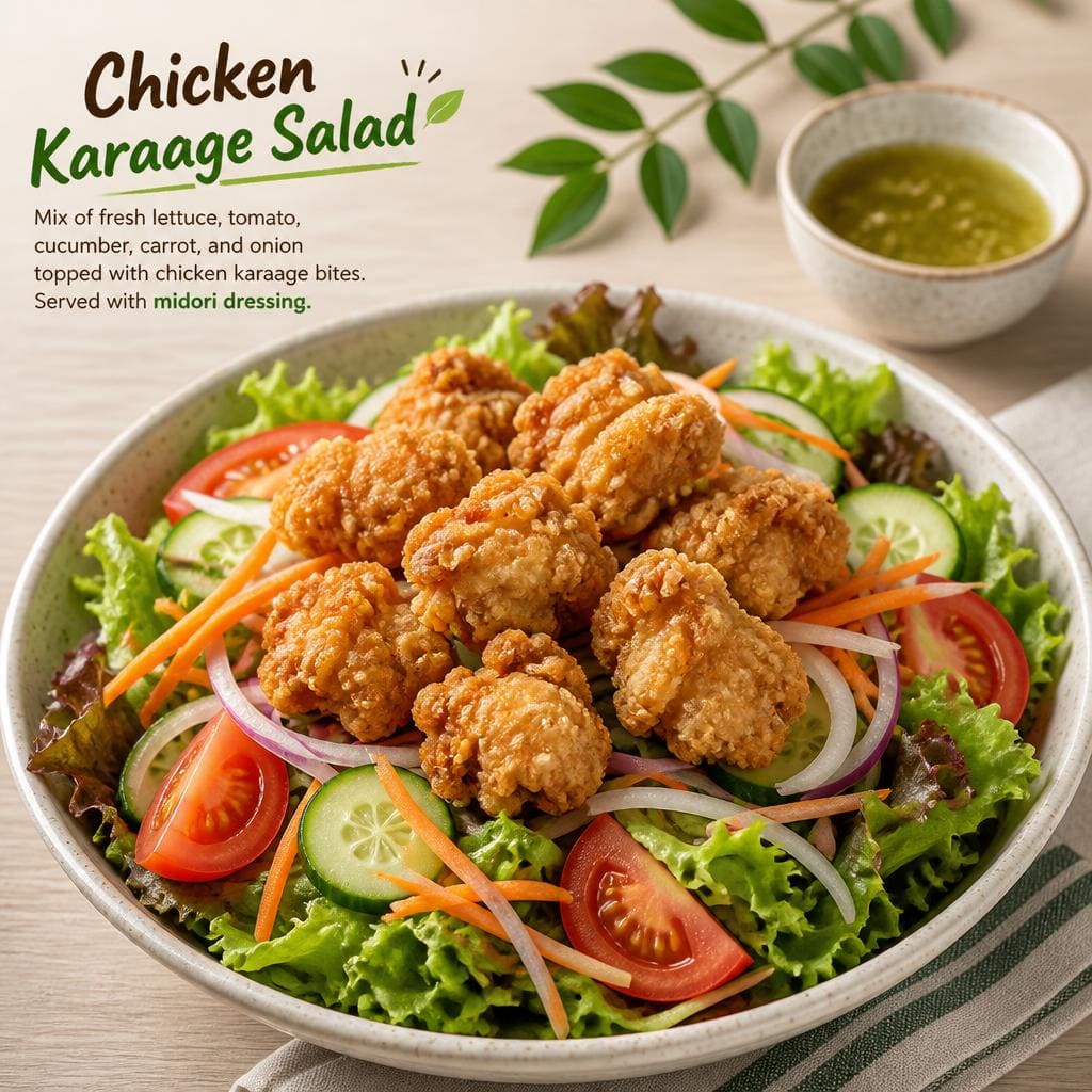 Chicken Karaage Salad